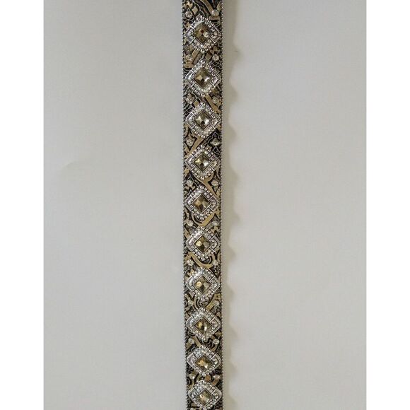Angel Ranch Western Belt Embellished Crystals Womens Small‎ - Picture 6 of 12